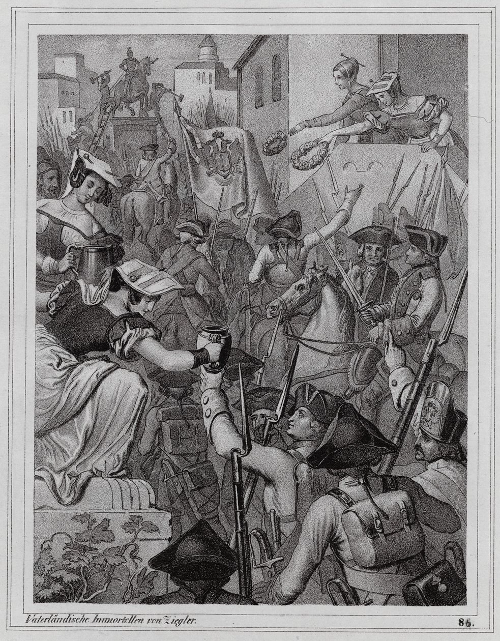 Peter Johann Nepomuk Geiger - Guerra di successione spagnola